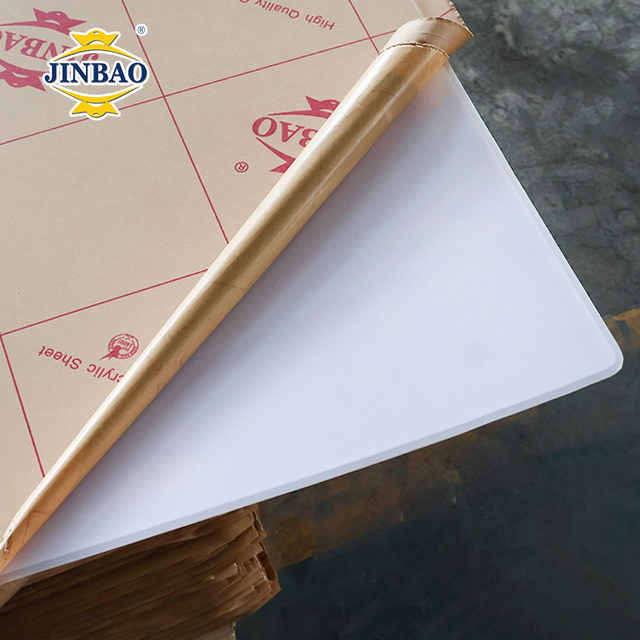 JINBAO 1220*2440mm 1250*1850mm Solid High-quality White Bathtub Acrylic Pmma Sheet 