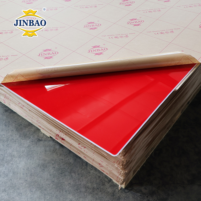 JINBAO 3mm 5mm Color Cheap Price Laser Cut 8x4MM Black Colors Acrylic Sheet