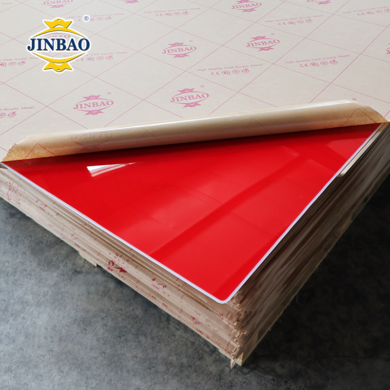 JINBAO 3mm 5mm Color Cheap Price Laser Cut 8x4MM Black Colors Acrylic Sheet
