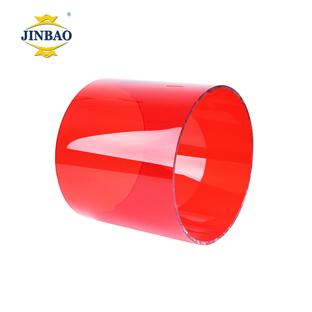 JINBAO Color translucence Plexiglass Acrylic Tube Customized