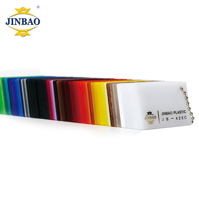 JINBAO 1.8mm High Gloss Decoration And Kitchen Cabinet Color Acrylic Sheet 