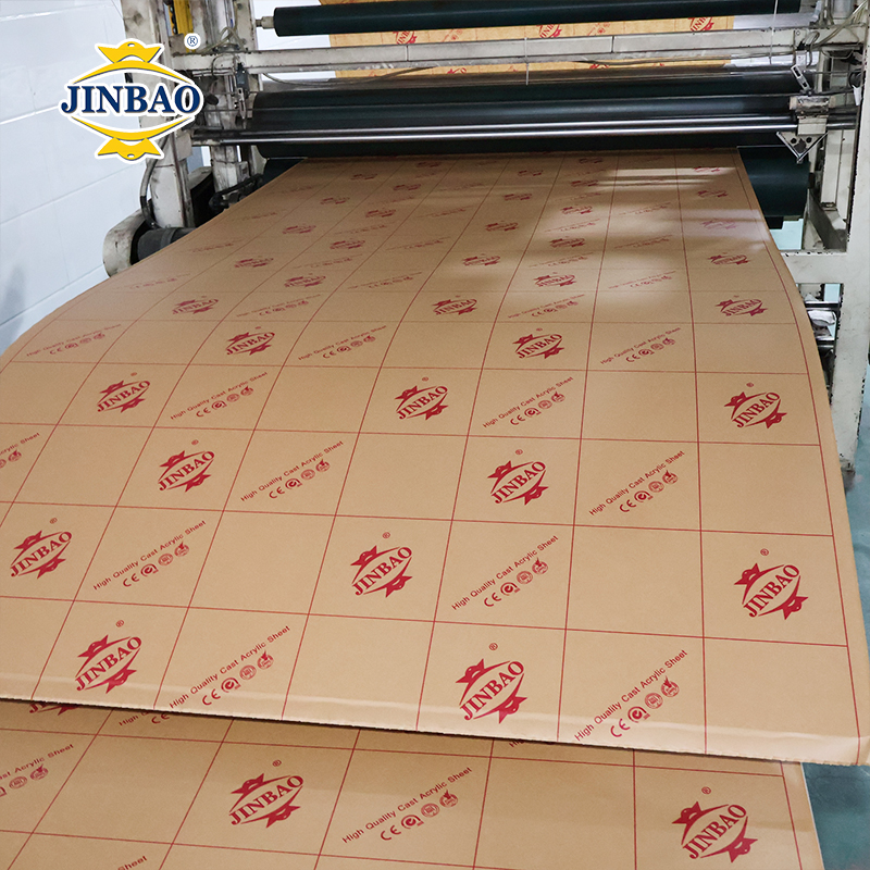 JINBAO 1220*2440mm Cast Transparent plastic acrylic glass sheet