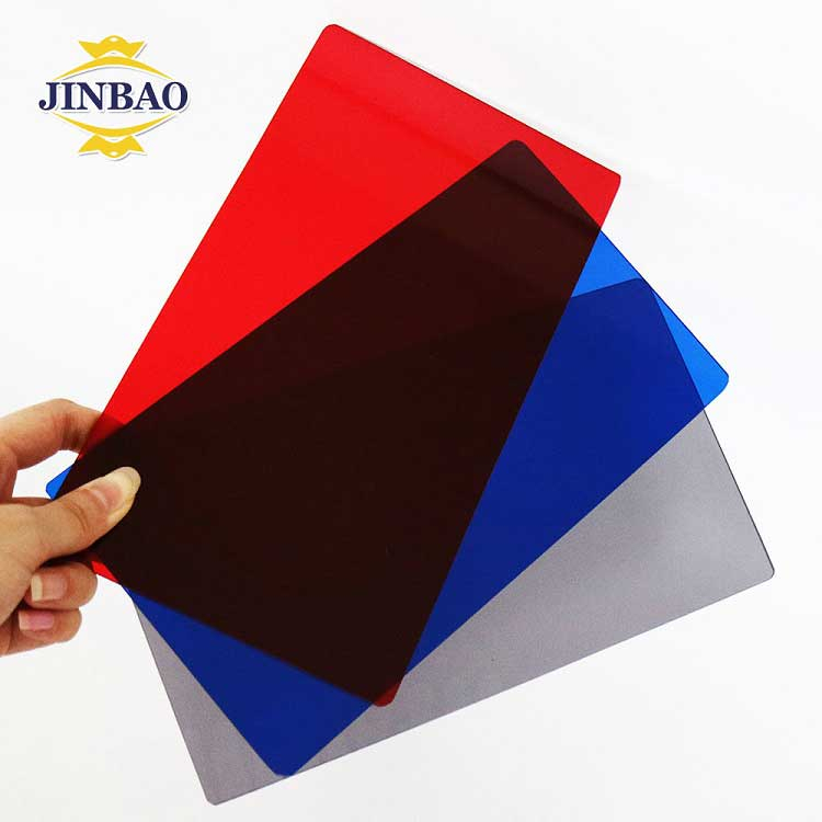  JINBAO Hot Sale 8x4 Feet 4mm Cast Translucent Color Acrylic Plastic Sheet
