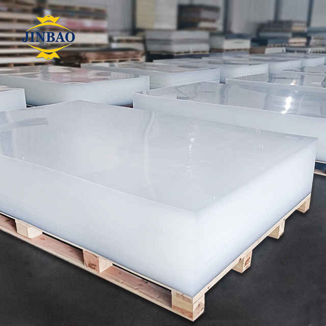 JINBAO Custom Size 3mm 4mm Scratch Resistant Pmma Acrylic Sheet
