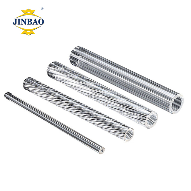 JINBAO Customized Vertical Stripes Acrylic Tube 