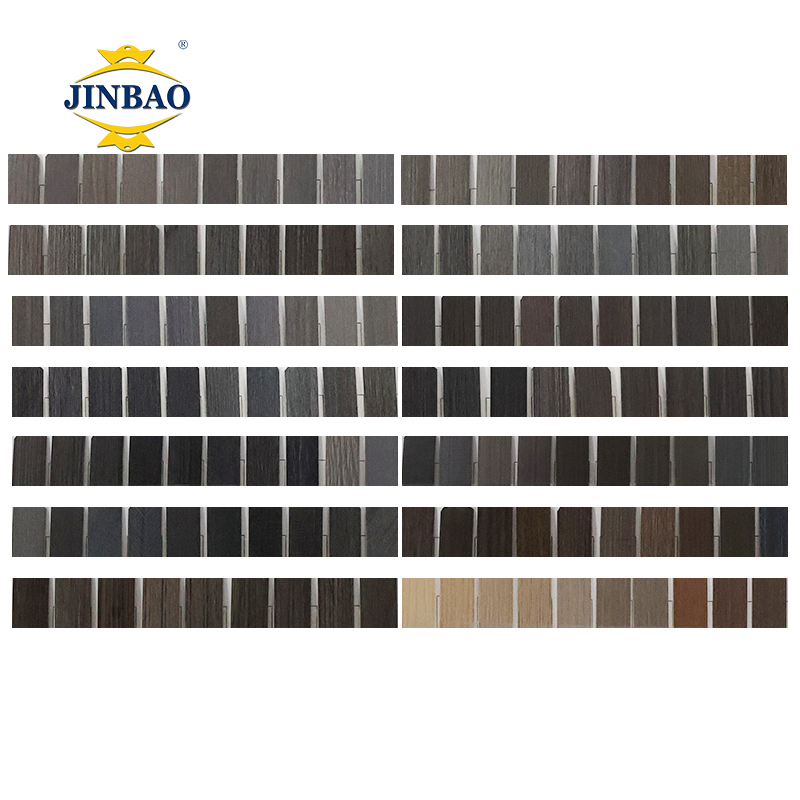JINBAO PVC Resin Edge Banding Excellent Form Ability Eco-Friendly