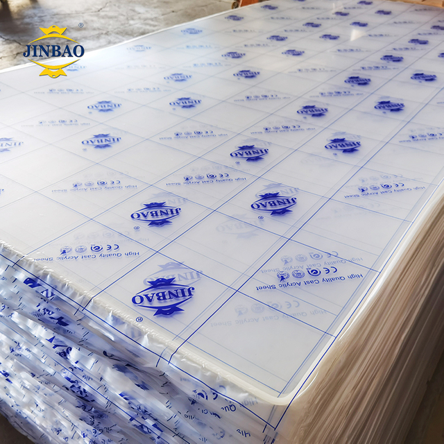 JINBAO 1*2 3*16 Inch 5mm Thick Low Price Clear Acrylic Sheet 