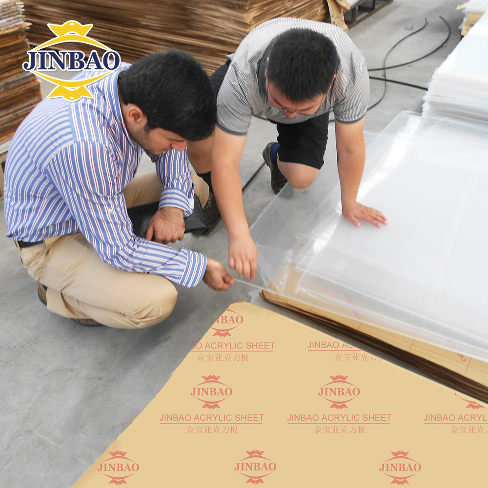 JINBAO Acrylic Sheet Laser Cutting Color Pmma Acrylic Factory for Advertisement