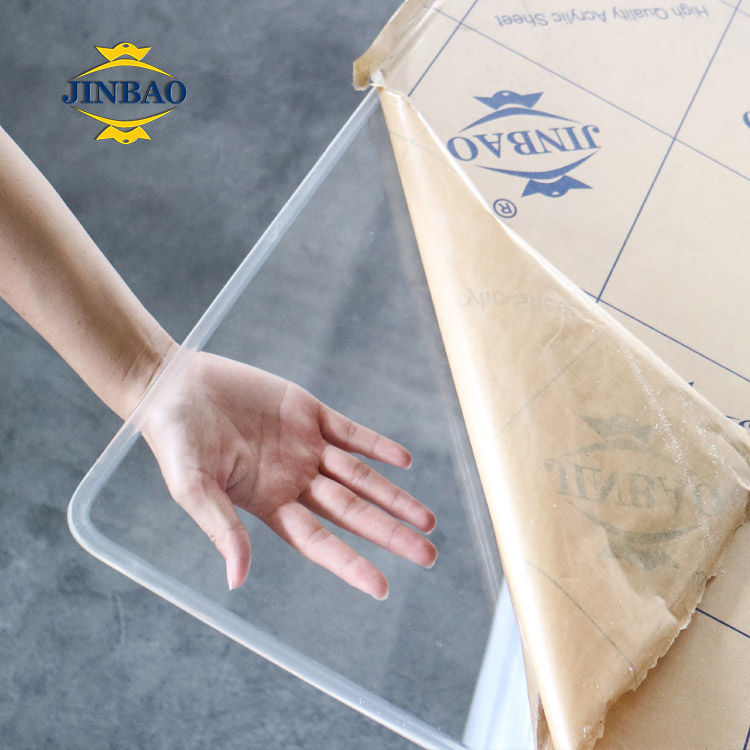 JINBAO 1mm-300mm Thickness Anti UV High Light Transmittance Clear Acrylic Sheet