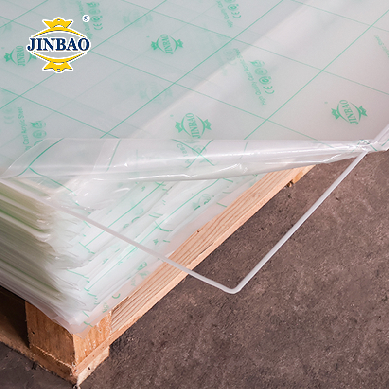JINBAO laser cutting cheap price white acrylic glass sheet 