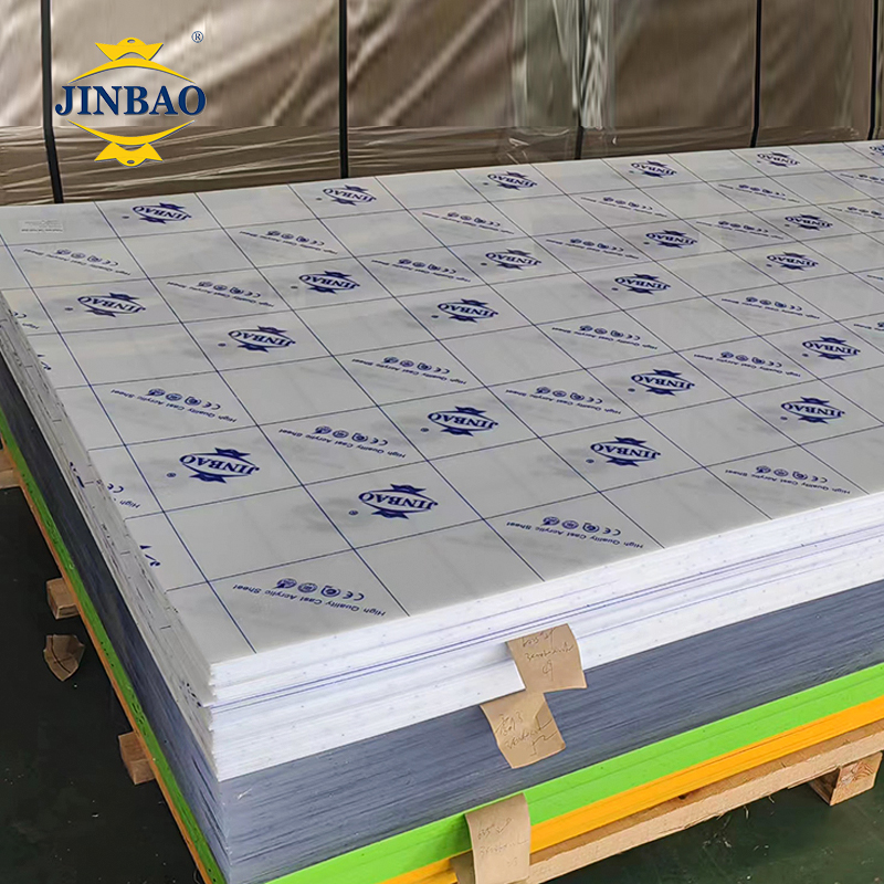 JINBAO Customized Decorative Different Color Sizes Flexible Good Price Frosted Acrylic Board 