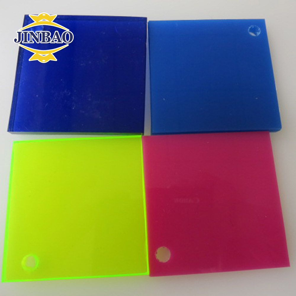JINBAO Customized Decorative Different Color Sizes Flexible Good Price Frosted Acrylic Board 