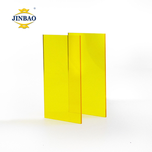  JINBAO Hot Sale 8x4 Feet 4mm Cast Translucent Color Acrylic Plastic Sheet