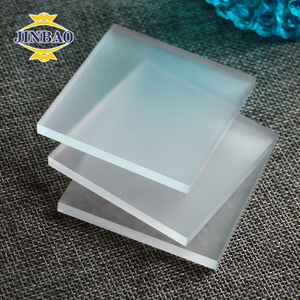JINBAO Customized Decorative Different Color Sizes Flexible Good Price Frosted Acrylic Board 