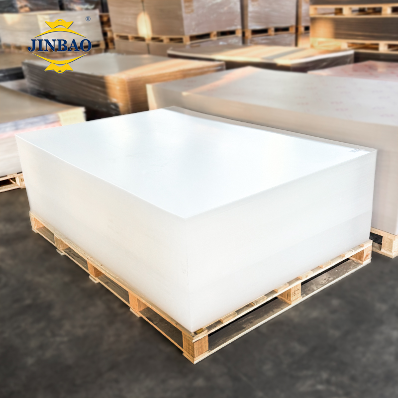 JINBAO High Gloss 5mm 3mm White Colored Frosted Acrylic Sheet