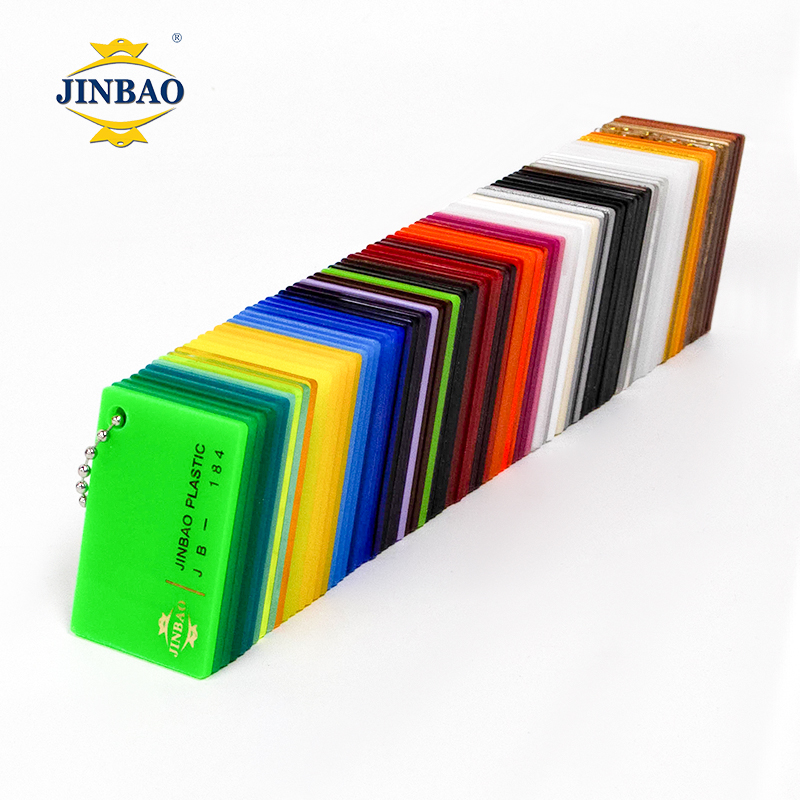 JINBAO High Gloss 5mm 3mm White Colored Frosted Acrylic Sheet