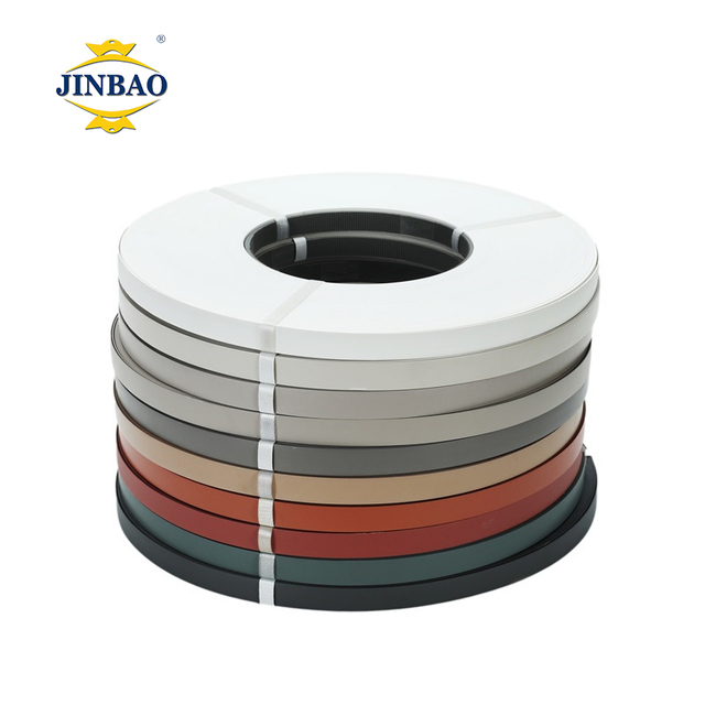 JINBAO PVC Resin Edge Banding Excellent Form Ability Eco-Friendly