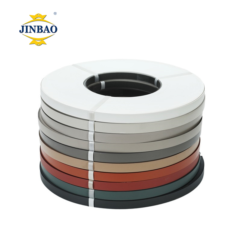 JINBAO PVC Resin Edge Banding Excellent Form Ability Eco-Friendly