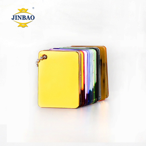 Full Color Pmma Rose Gole Decoration Mirror Acrylic Sheet 