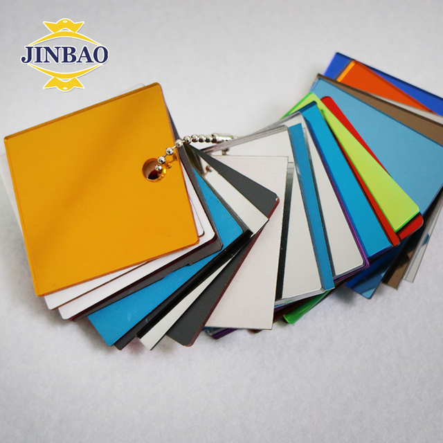 Full Color Pmma Rose Gole Decoration Mirror Acrylic Sheet 