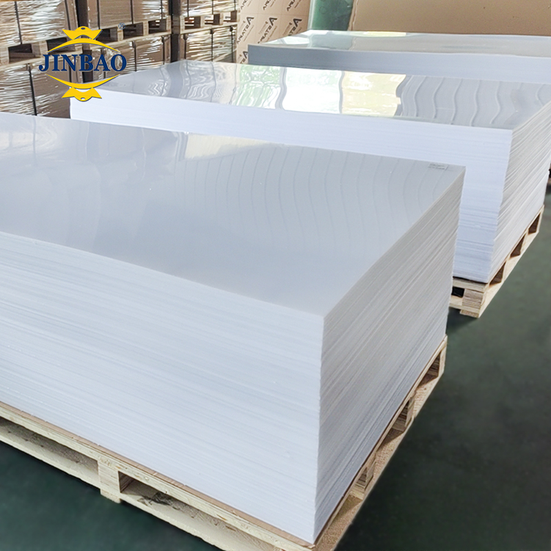 JINBAO Good Quality Anti Static 1220x2440mm Thickness 2mm/3mm/5mm White Bathtub Acrylic Sheet 