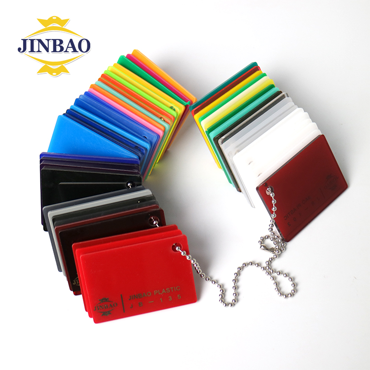 JINBAO 1-300mm Thickness Acrylic Material Color 5x7 4x8 Cast Acrylic Sheet
