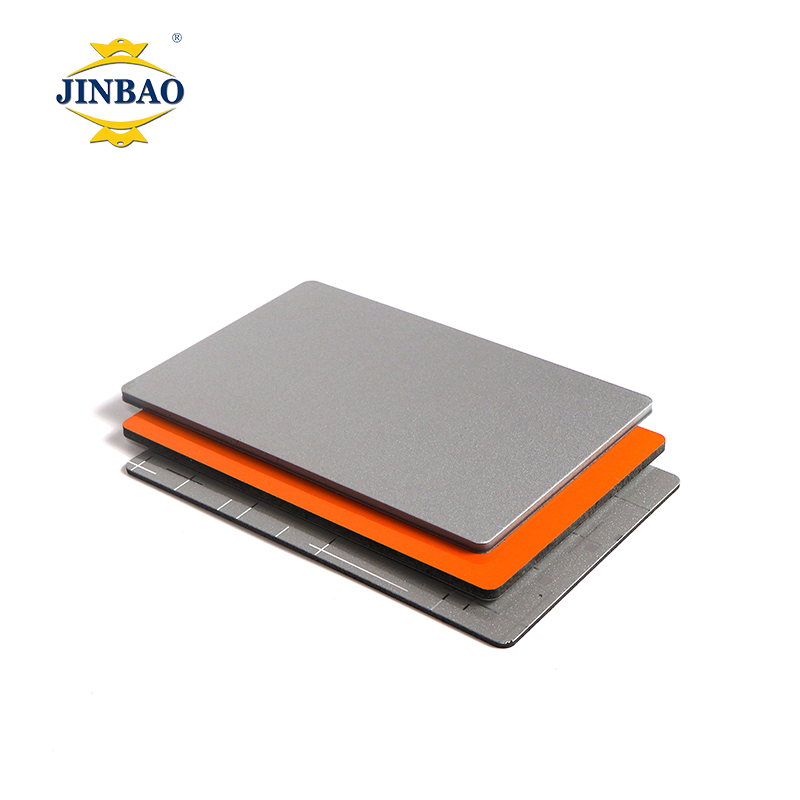 JINBAO 2-6mm Exterior Wall Alucobond Sandwich ACP Fireproof Aluminum Composite Panels