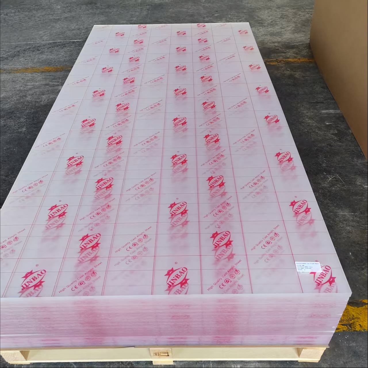 Global Distributors Source 9 Containers of Acrylic Sheets & PVC Foam Boards from Jinbao